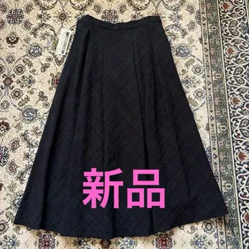 새상품 디노스 dinos 마 스커트 플레어 롱 체크