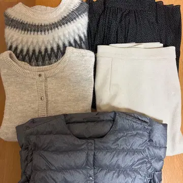 여성용 가을/겨울 5세트 묶음 판매