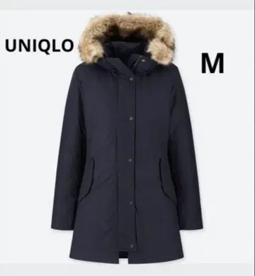 UNIQLO 논퀼트 다운 숏코트 네이비 M