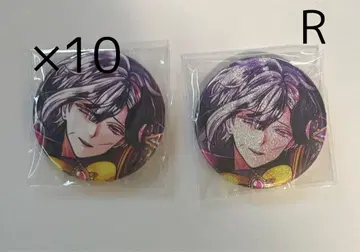 악마 집사와 검은 고양이 아쿠네코 배틀 캔 캔뱃지 글리터 레어 벨리안