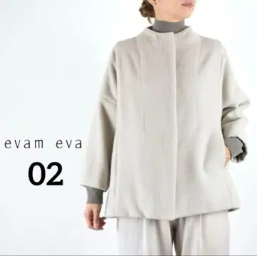 evam eva 캐시미어 숏코트 사이즈 02