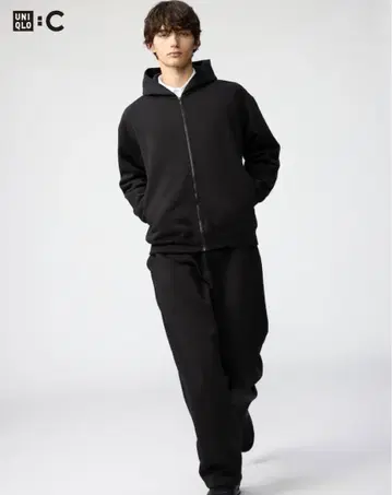 UNIQLO C 맨투맨 와이드 팬츠