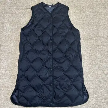 유니클로 UNIQLO 울트라 라이트 다운 릴랙스 롱 베스트 M 사이즈