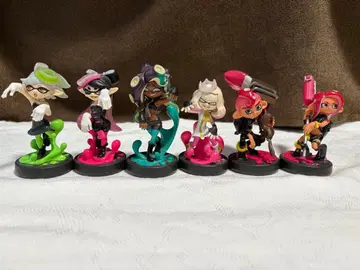 스플래툰 amiibo 피규어 6체 세트