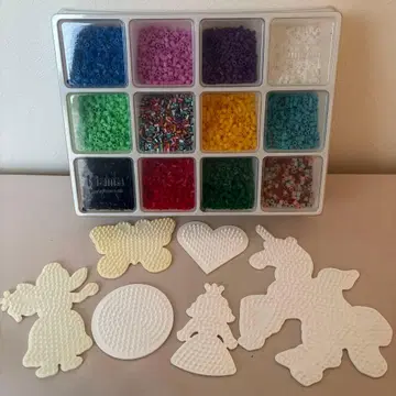 Hama 펄러비즈 세트 12색 플레이트 세트