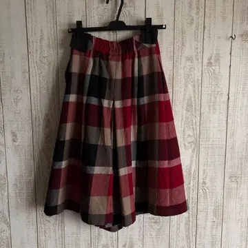 착용 3회 BLUE LABEL CRESTBRIDGE 체크 와이드 팬츠