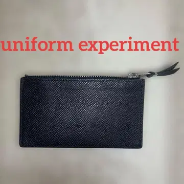 uniform experiment 블랙 가죽 프래그먼트 케이스