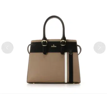 [택 포함 새상품] & chouette 스포티 라인 핸드백 베이지