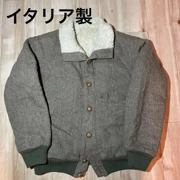 이탈리아제 헤링본 울 자켓