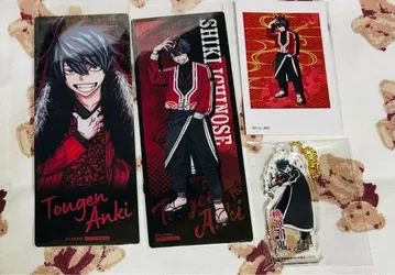 도원암귀 유루스타 아크릴 키링 캐릭터캠 특전 카드 이치노세 사계절