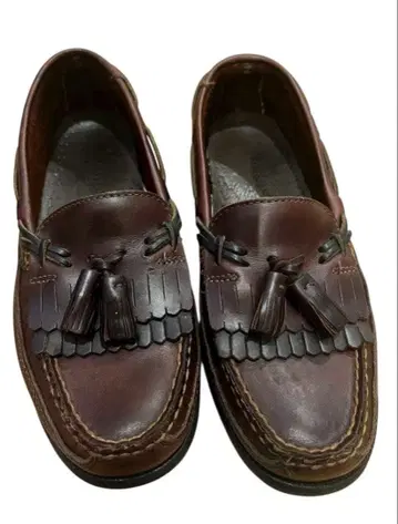 TOP-SIDER 탑사이더 모카신 태슬 데크 슈즈 중후한 천연 가죽