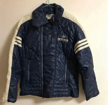 아디다스 레어 빈티지 네이비 블루종 점퍼 M