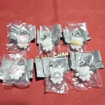 메지루시 액세서리 산리오 캐릭터즈 후와후와 스노우 컴프 가챠 2