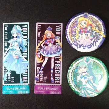 원프리 클리어 책갈피 캔뱃지