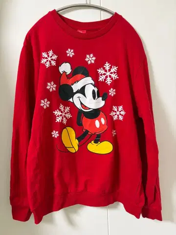 US 구제 맨투맨 산타 미키마우스 크리스마스 Disney 디즈니