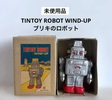 [ 미사용품 ] TINTOY ROBOT WIND-UP 양철 로봇