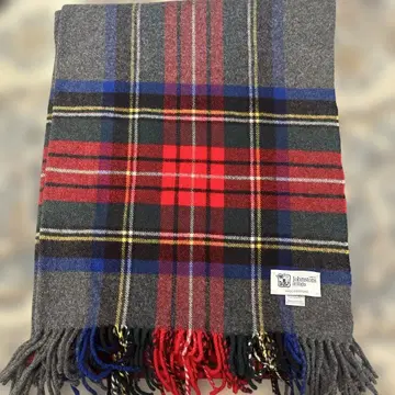 Johnstons 대형 스톨 캐시미어 차콜 그레이 존스턴스