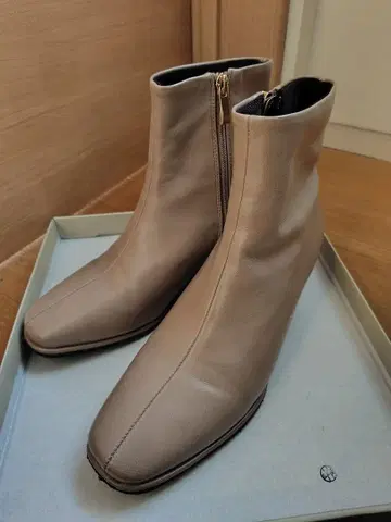 maaRu 그레이지 스트레치 숏부츠 지퍼 포함 L 사이즈