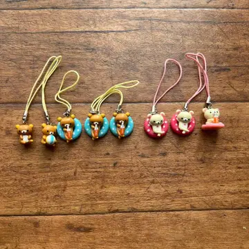 당시물 리락쿠마 스트랩 8개 세트 이토엔