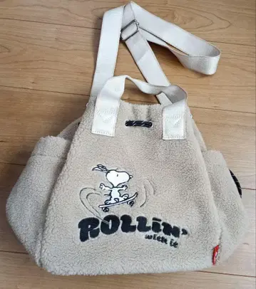 스누피 토트백 숄더백 복슬복슬