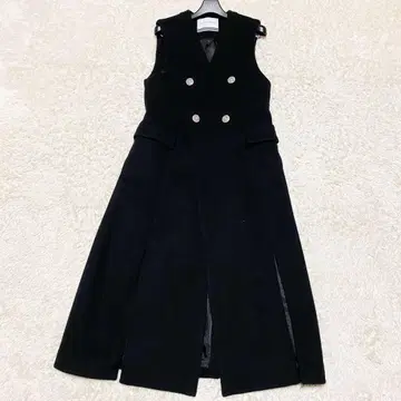 보더스 앳 발코니 베스트 롱 원피스 울 100%