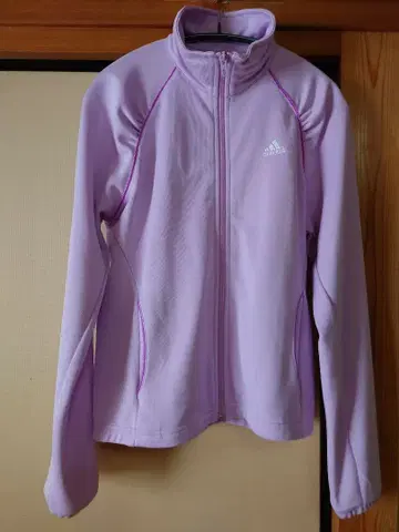 [ 가격 인하 중 ] adidas 저지 파이핑 여성용 자켓 연보라