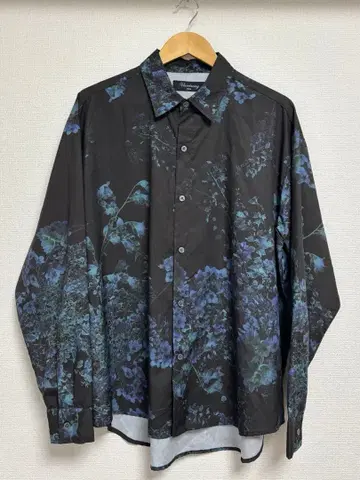 unrelaxing 빅 실루엣 올 패턴 셔츠 꽃무늬