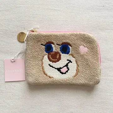 도업 테디 걸 L자 파우치 니코 러브러리 바이 페이러 새상품 미사용