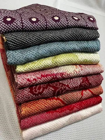 기모노 리메이크용 총조임 겉옷 9장 세트 묶음 판매 S-2