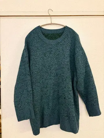 TRUNO by NOISE MAKER 라메 믹스 니트 스웨터