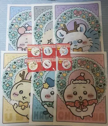 세븐일레븐 치이카와 클리어 파일 캔 거울 전 컴프