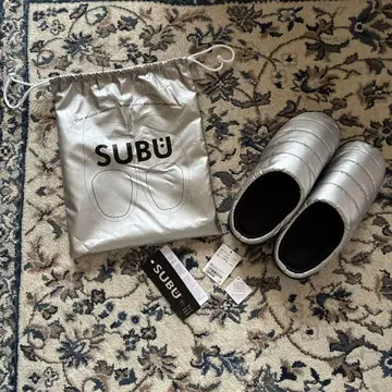 SUBU 샌들 F-LINE 실버 시착만 한 상품 24-25.5 새상품급