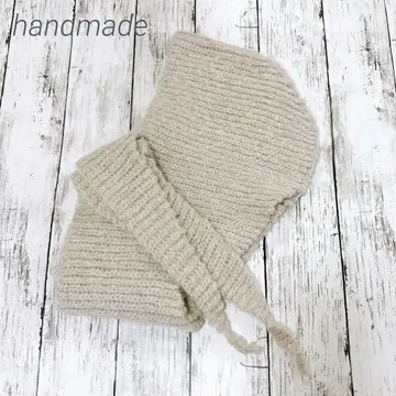 소피 후드 발라클라바 후드 머플러 (아이보리)