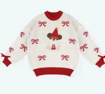 [ 미사용 새상품 ] 릴린린 스웨터 니트 크리스마스 디즈니