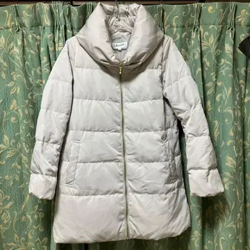 Dessin 후드 부착 다운 자켓 옅은 그레이