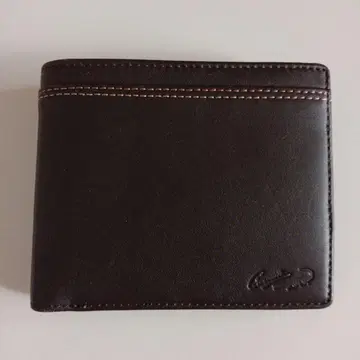 Crocodile 이단 접이식 지갑 초코색
