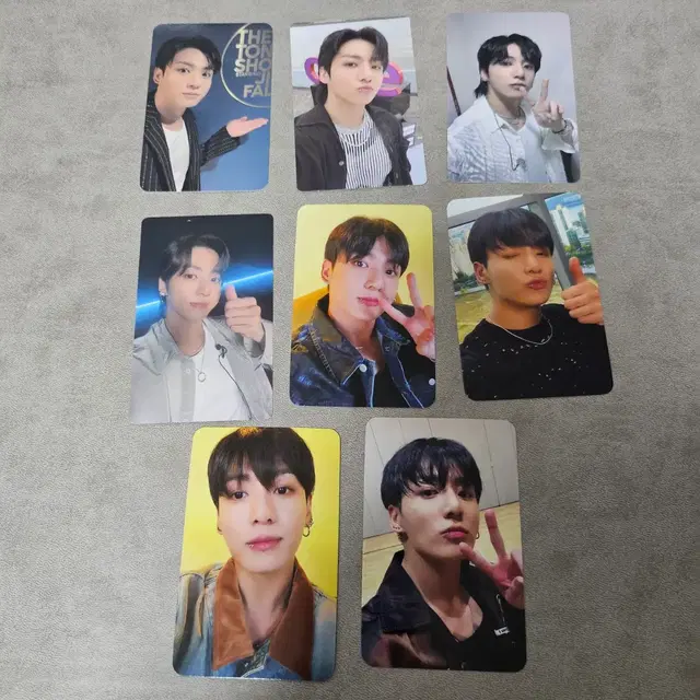 8장 일괄 bts 방탄 정국 골든 럭드 포카