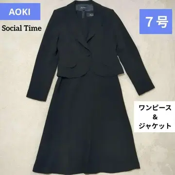 여성용 포멀 예복 상복 블랙 원피스 블랙 7호 아오키