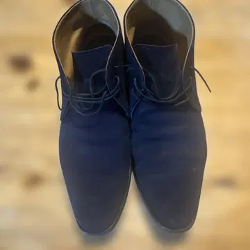SCOTCH GRAIN 네이비 스웨이드 부츠