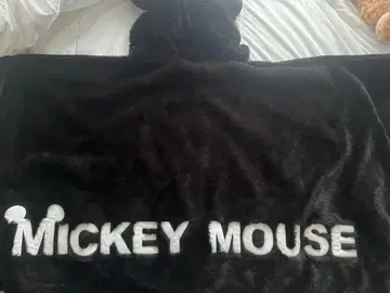 도쿄 디즈니 리조트 공식 한정판 미키마우스 판초 귀 달린 보아 후드티