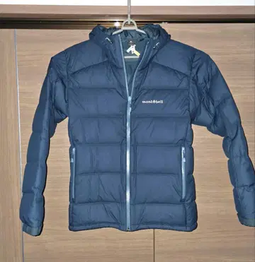 몽벨 퍼마프로스트 라이트 다운 파카 L 사이즈 블루 그린