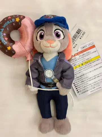 도쿄 디즈니 리조트 주토피아 주디 인형 배지