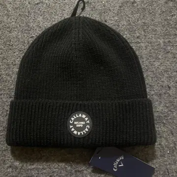 새상품 2024 Callaway 블랙 니트 모자 F 골프 남성/여성
