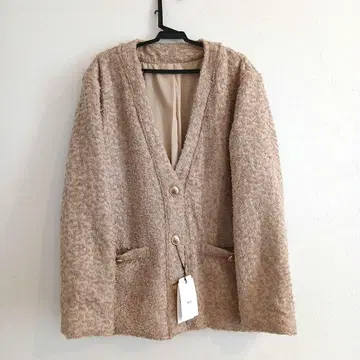 vin 트위드 자켓 베이지 야마다야 YAMADAYA