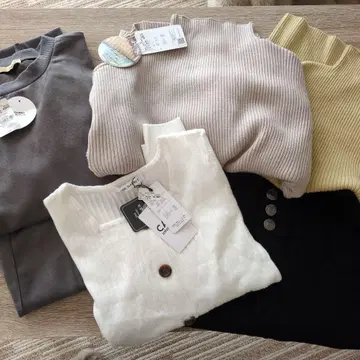 여성용 겨울 의류 묶음 판매