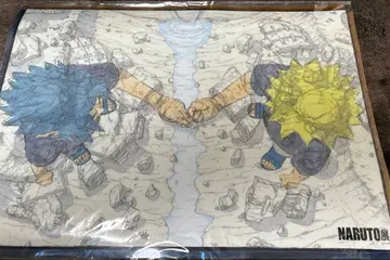 NARUTO전 나루토 사스케 [종말의 계곡] 클리어 포스터 미개봉