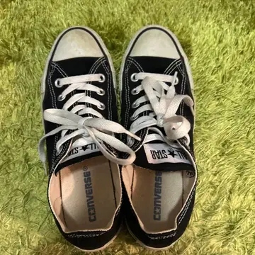 CONVERSE 스니커즈 24cm 블랙