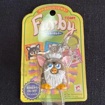 유메이트 퍼비 라이트 키링 그레이/화이트 TOMY Furby