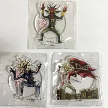 미개봉 타로맨 아크릴 스탠드 오카모토 타로전 회장 한정 가챠 3세트