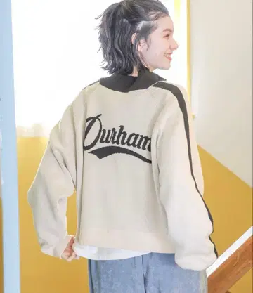 니코앤드 niko and - 하프 지퍼 니트 풀오버 숏